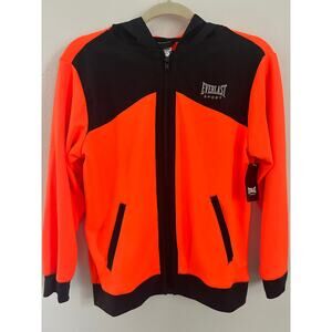 Everlast NWT Sport Jacket Bright Orange Boys Size L 10/12
